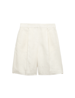 Pure Linen Tailored Shorts