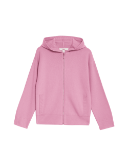 Soft Touch Knitted Zip Up Hoodie