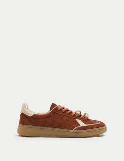 Suede Bead Detail Trainers