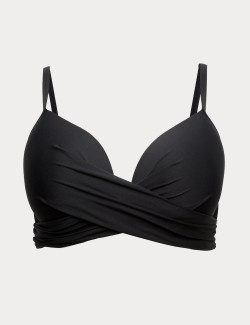 Underwired Plunge Bikini Top (D-G)