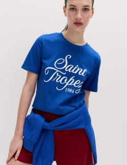 Pure Cotton Striped Everyday Fit T-Shirt