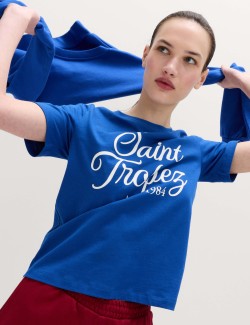 Pure Cotton Striped Everyday Fit T-Shirt