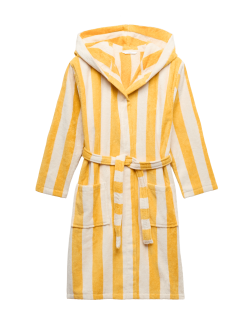 Kids' Pure Cotton Striped Towelling Robe (9 Mths - 10 Yrs)