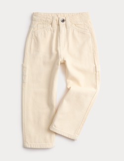 Pure Cotton Denim Carpenter Jeans (2-8 Yrs)