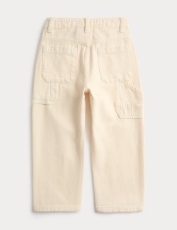 Pure Cotton Denim Carpenter Jeans (2-8 Yrs)