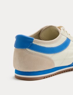 Slimline Leather Trainers