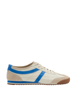 Slimline Leather Trainers
