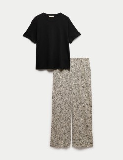 Pure Cotton Printed Pyjama Set