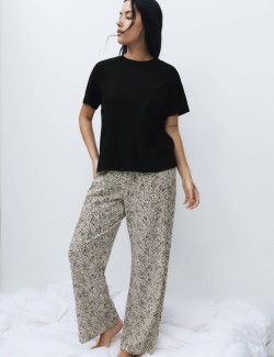 Pure Cotton Printed Pyjama Set