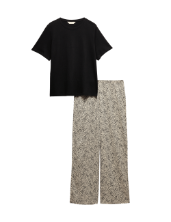 Pure Cotton Printed Pyjama Set