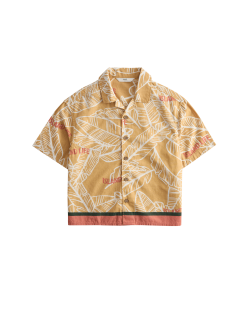 Pure Cotton Tropical Print Shirt (2-8 Yrs)