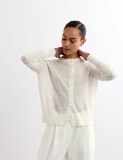 Pure Linen Cardigan