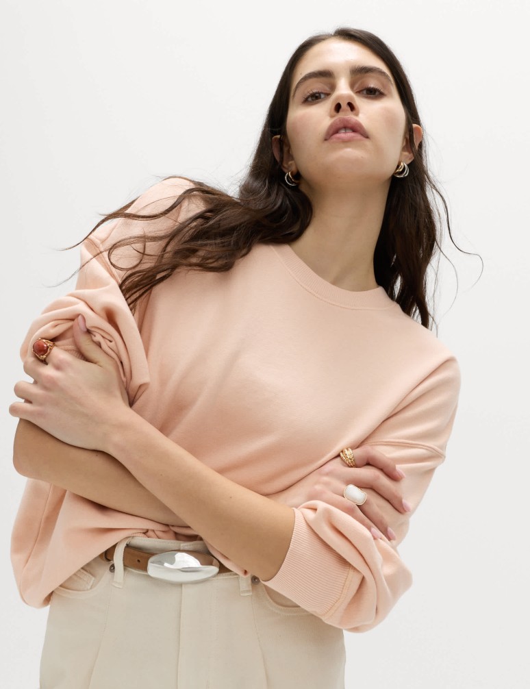 Cotton Rich Garment Dye Sweatshirt