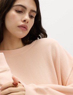 Cotton Rich Garment Dye Sweatshirt