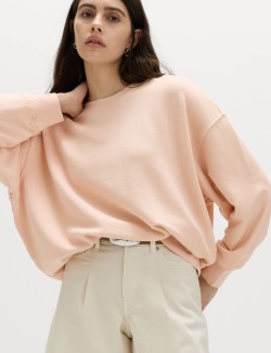 Cotton Rich Garment Dye Sweatshirt