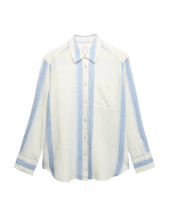 Pure Linen Striped Shirt