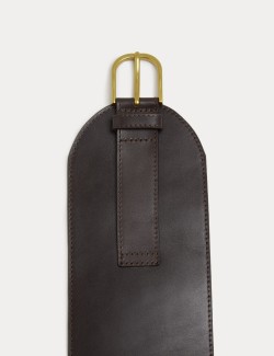 Leather Extra Wide Waist Belt