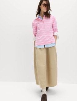 Pure Cotton Striped Rugby Top