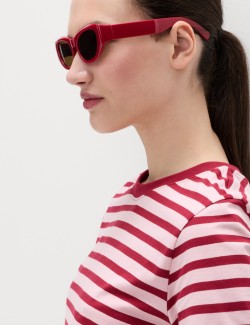 Pure Cotton Striped Everyday Fit T-Shirt