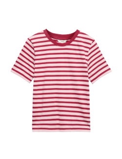 Pure Cotton Striped Everyday Fit T-Shirt