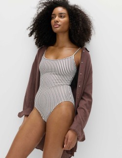 Cotton Rich Textured Shirt with Linen