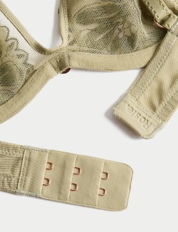 Ianthe Embroidery Wired Plunge Bra (A-E)