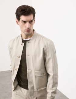 Cotton Blend Bomber