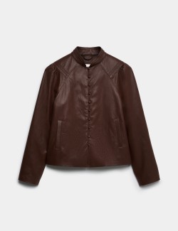 Faux Leather Jacket