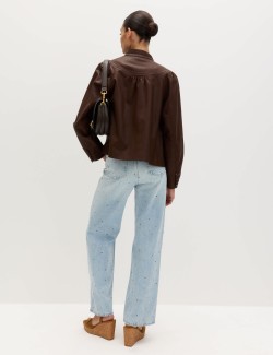 Faux Leather Jacket