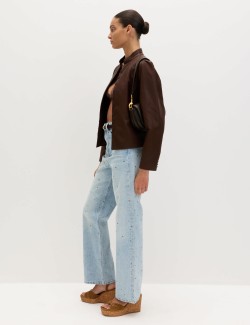 Faux Leather Jacket