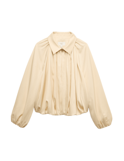 Plisovaná bunda bomber, z čistého materiálu Lycocell™