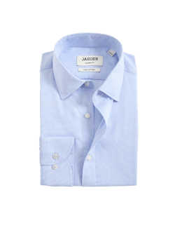 Tailored Fit Pure Cotton Texture Shirt