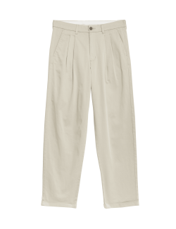 Tapered Fit Twin Pleat Chinos