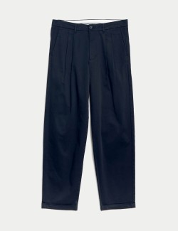 Tapered Fit Twin Pleat Chinos