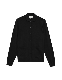 Pure Extra Fine Merino Wool Knitted Jacket