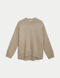 Pure Cashmere Crew Neck Relaxed Jumper