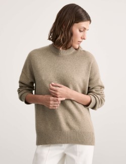 Pure Cashmere Crew Neck Relaxed Jumper