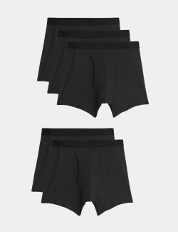 Pruhované trenýrky Microskin, sada 5 ks