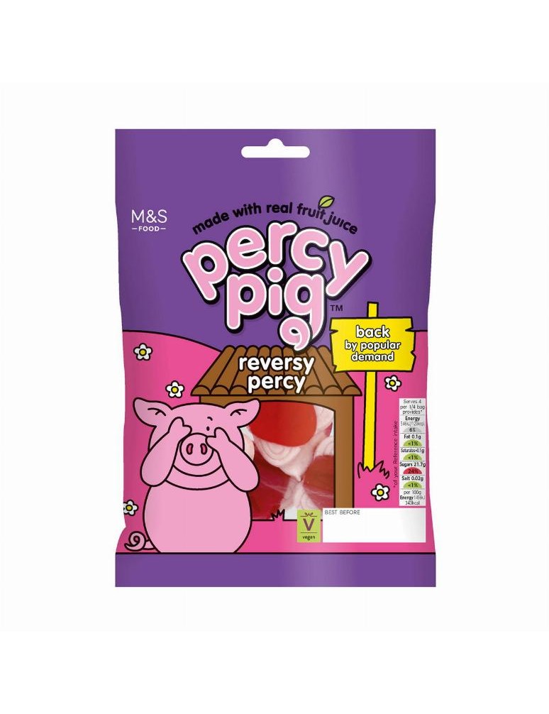 Percy Pig™ – měkké ovocné žvýkací bonbóny s ovocnými šťávami