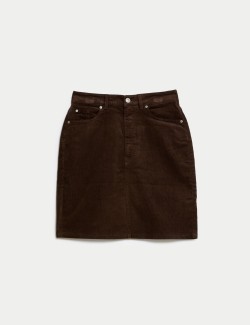 Cotton Rich Cord Mini Skirt