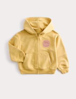 Cotton Rich Fruit Graphic Zip Hoodie (2-8 Years)