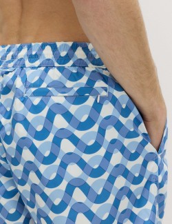 Quick Dry Printed Swim Shorts