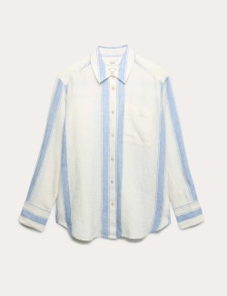Pure Linen Striped Shirt