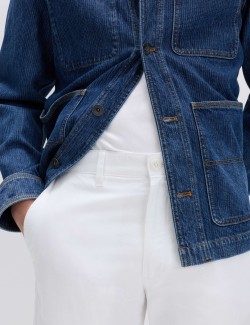 Regular Fit Linen Blend Chinos