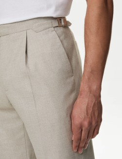 Tailored Fit Twill Trousers