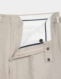 Tailored Fit Twill Trousers