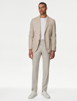 Tailored Fit Twill Trousers