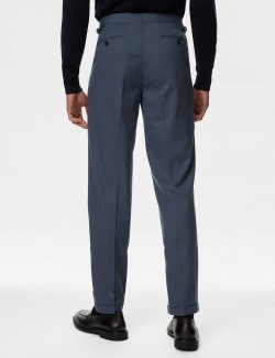 Tailored Fit Twill Trousers