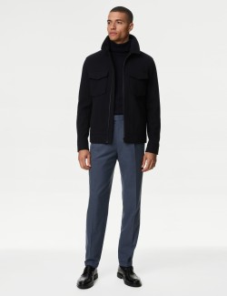 Tailored Fit Twill Trousers