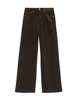 Cord Wide Leg Trousers